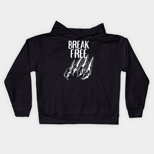 Break Free - beast Kids Hoodie by RIVEofficial